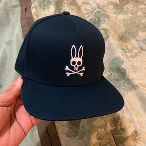 psycho bunny blue snapback hat new without tag